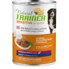 Natural Trainer Cane Sensitive No Gluten Medium & Maxi Adult con Maiale e Cereali 400g