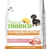 Natural Trainer Cane Sensitive No Gluten Mini Adult con Maiale 7kg