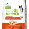 Natural Trainer Crocchette Pollo E Riso Per Cani Adulti Taglia Media Sacco 3Kg