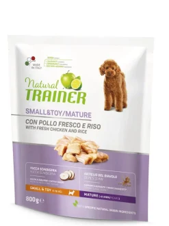 Natural Trainer Crocchette Pollo Fresco Per Cani Adulti Taglia Piccola Sacco 800g