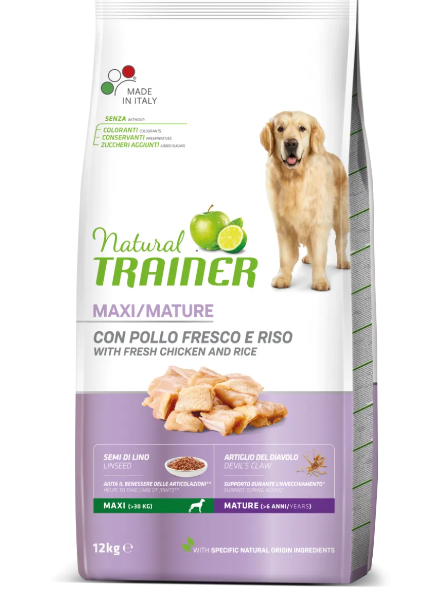 Natural Trainer Crocchette Pollo Per Cani Adulti Taglia Grande Sacco 12kg