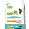 Natural Trainer Light In Fat Crocchette Tacchino Per Cani Adulti Taglia Mini 2kg