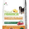 Natural Trainer Sensitive Senza Glutine Crocchette Agnello Per Cani Adulti Taglia Media/Grande 12kg