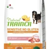 Natural Trainer Sensitive Senza Glutine Crocchette Maiale Per Cani Adulti Taglia Media/Grande Sacco 12kg