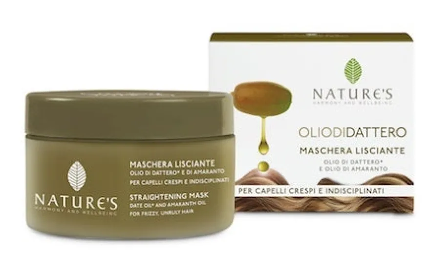 Nature's Olio Di Dattero Maschera Capelli Lisciante 200ml