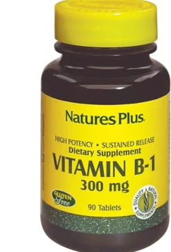 Natures Plus Vitamina B1 Tiamina 300mg 90 Tavolette