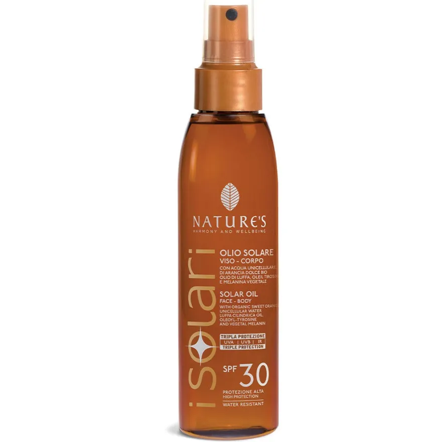 Nature's Solari Olio Solare Viso/Corpo SPF30 150ml