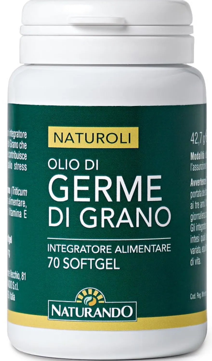 Naturoli Olio di Germe di Grano 70 Capsule Softgel