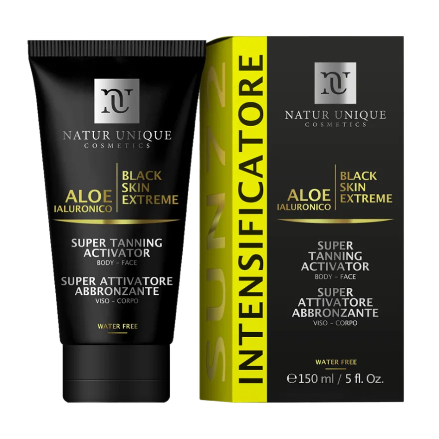 Natur Unique Black Skin Extreme Super Attivatore Abbronzante Viso Corpo 150ml