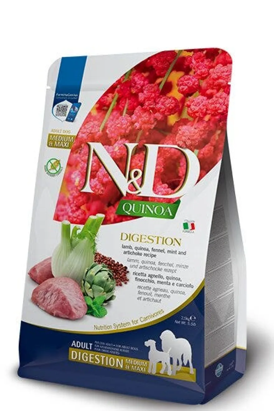 N&D Quinoa Dog Digestion Adult Medium/Maxi 7kg