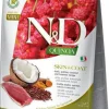 N&D Quinoa Dog Skin &Coat Cibo Secco Anatra Cocco E Curcuma Per Cani Adulti Taglia Mini 800g