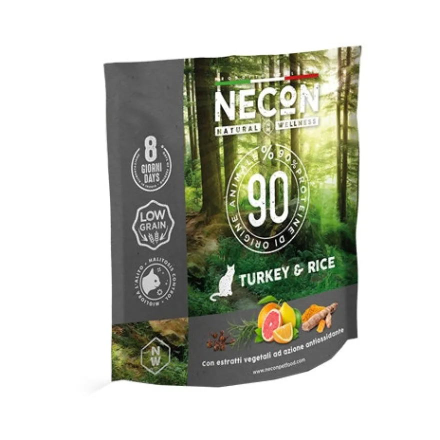 Necon NW Crocchette Gatto Adulto Tacchino E Riso 400gr