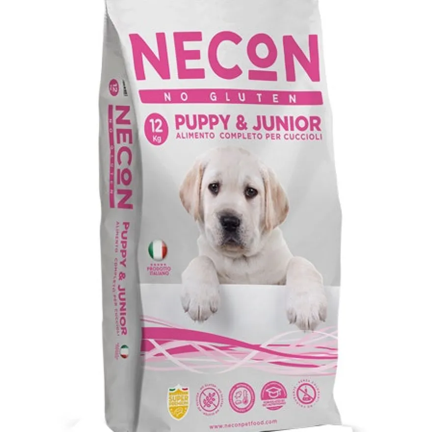 Necon Puppy E Junior Cuccioli E Fattrici Sacco 12 Kg