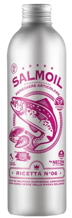 Necon Salmoil Ricetta 6 Benessere Articolare Alimento Complementare Per Cani E Gatti 250ml