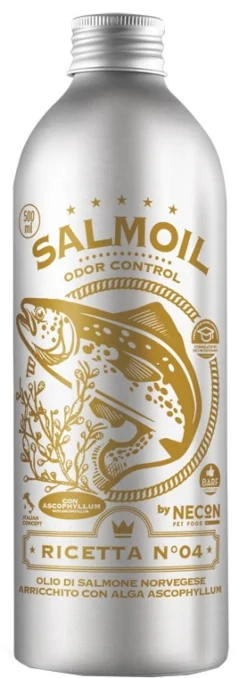 Necon Salmoil Ricetta 4 Odor Control Alimento Complementare Per Cani E Gatti 500ml