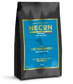 Necon Zero Grain Adult Mantenimento Crocchette Agnello E Piselli Cani Adulti Sacco 3kg