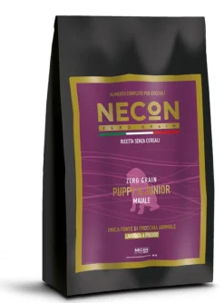 Necon Zero Grain Mantenimento Cani Cuccioli Maiale Piselli Favetta 3kg