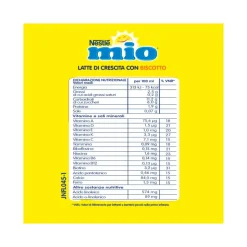 Nestlé Mio Latte Di Crescita Con Biscotto Liquido Brick 500ml