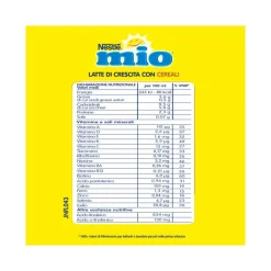 Nestlé Mio Latte Di Crescita Con Cereali Liquido Brick 500ml