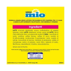 Nestlé Mio Latte Di Crescita Senza Lattosio Liquido Brick 500ml