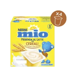 Nestlé Mio Merenda Al Latte Cereali 4 Vasetti Da 100g