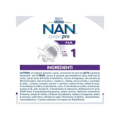Nestlé Nan Ha 1 Latte Per Lattanti in Polvere Dalla Nascita Latta 800g