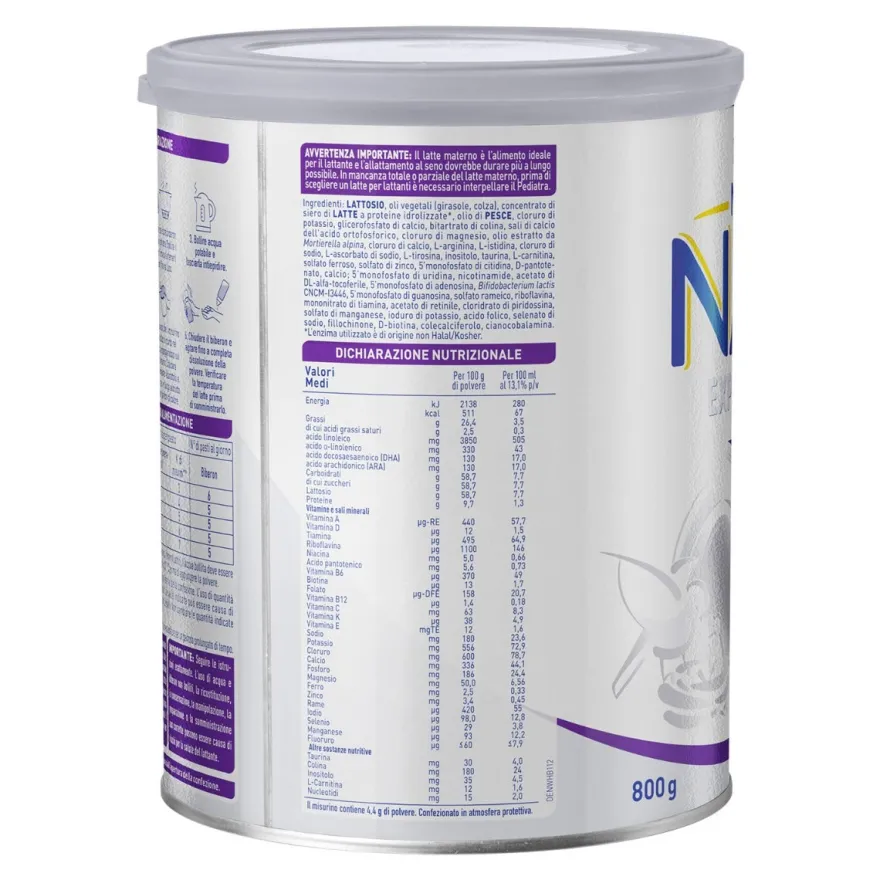 Nestlé Nan Ha 1 Latte Per Lattanti in Polvere Dalla Nascita Latta 800g