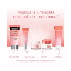 Neutrogena Bright Boost Crema Idratante per Viso Crema Gel Illuminante Viso con Neoglucosamina 50ml