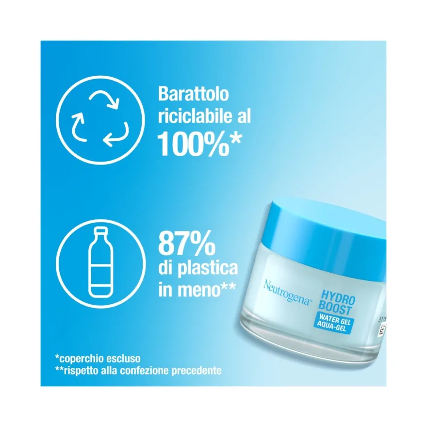 Neutrogena Hydro Boost Acqua Gel Crema Idratante Viso con Acido Ialuronico 50ml