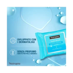 Neutrogena Hydro Boost Salviette Struccanti e Idratanti con Acido Ialuronico 25 pezzi