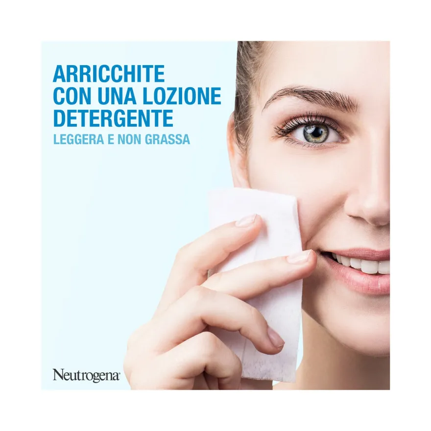 Neutrogena Hydro Boost Salviette Struccanti e Idratanti con Acido Ialuronico 25 pezzi