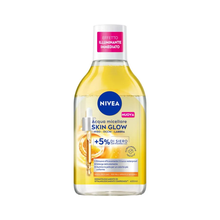 Nivea Acqua Micellare Bifase Skin Glow 400ml