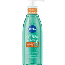 Nivea Derma Skin Clear Gel Detergente Viso Anti-imperfezioni Per La Cura Della Pelle Grassa 150ml