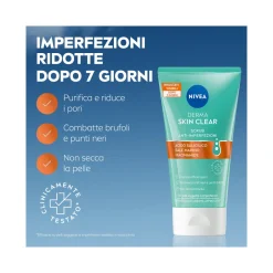 Nivea Derma Skin Clear Scrub Viso Anti-imperfezioni Per La Cura Della Pelle Grassa 150ml