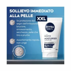 Nivea Men Sensitive Crema Idratante Uomo XXL 100ml