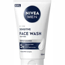 Nivea Men Sensitive Gel Detergente Viso Uomo XXL 150ml