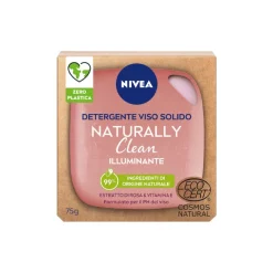 Nivea Naturally Clean Detergente Viso Solido Illuminante Detergente Viso Solido 75g