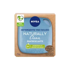Nivea Naturally Clean Detergente Viso Solido Rinfrescante Detergente Viso Solido 75g