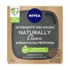 Nivea Naturally Clean Scrub Viso Solido Pulizia Profonda Scrub Detergente Viso Solido 75g