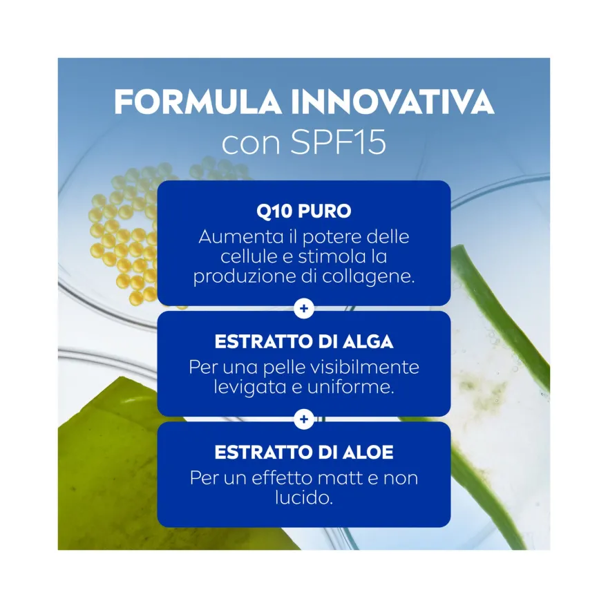 Nivea Q10 Anti-rughe Minimizzante Pori Crema Giorno Spf 15 Viso Antirughe E Opacizzante 50ml