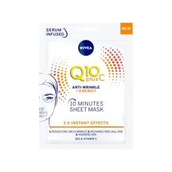 Nivea Q10 Energy Anti-rughe Maschera Viso in Tessuto Per La Cura Della Pelle 1 Pezzo