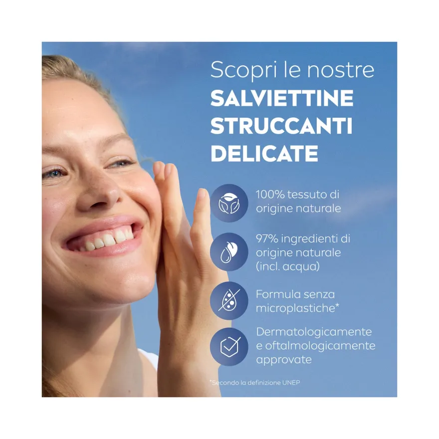 Nivea Salviettine Struccanti 3in1 Rinfrescanti Salviette Struccanti Pelli Normali E Miste 25 Pezzi
