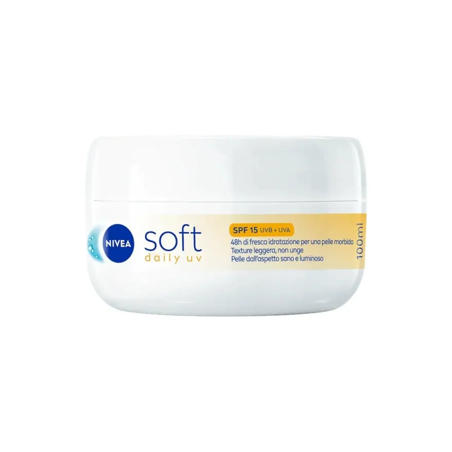 Nivea Soft Daily UV Crema Idratante Rinfrescante SPF15 100ml