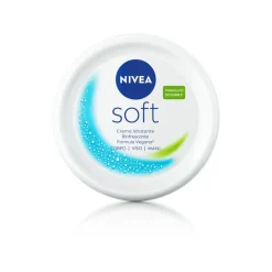 Nivea Soft 200ml Crema Idratante Corpo Viso Mani Multiuso Con Vitamina E E Olio Di Jojoba