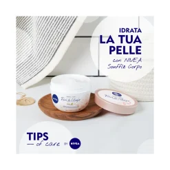 Nivea Soufflé Corpo Cocco & Olio di Monoi Crema Corpo Idratante Dalla Texture Leggera 200ml
