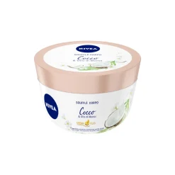 Nivea Soufflé Corpo Cocco & Olio di Monoi Crema Corpo Idratante Dalla Texture Leggera 200ml
