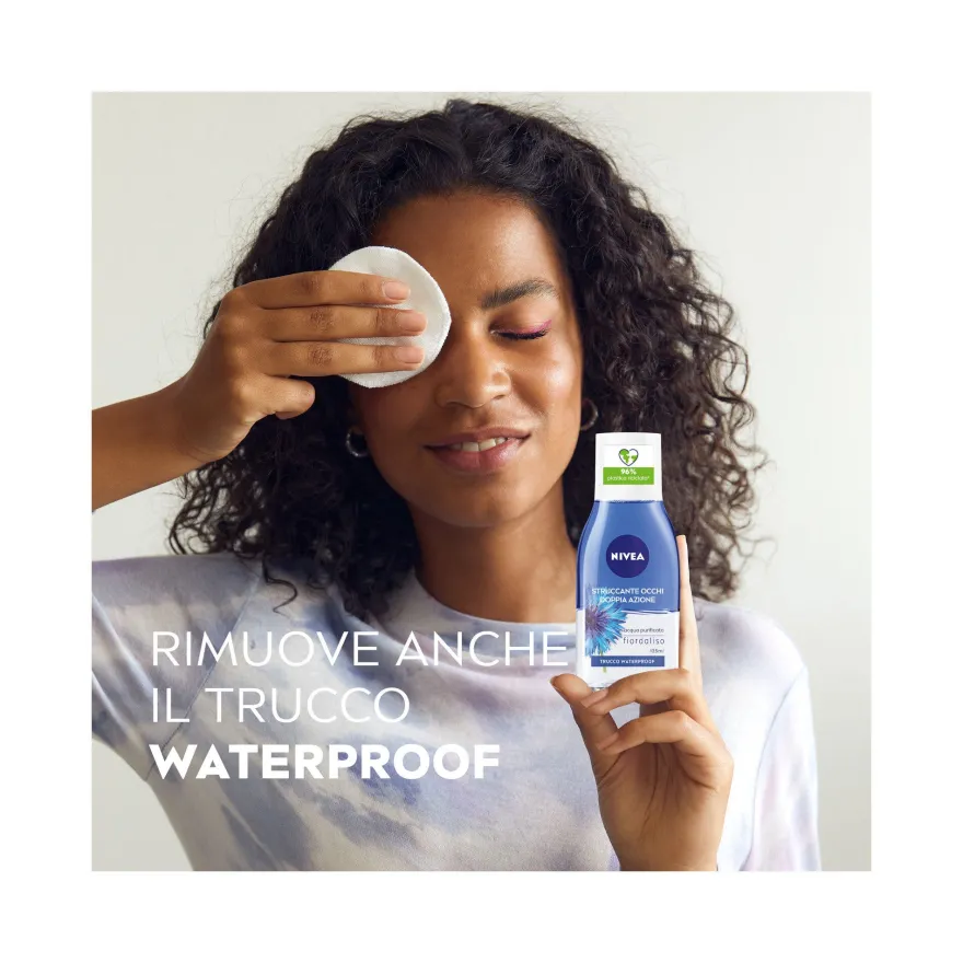 Nivea Struccante Occhi Doppia Azione Olio Struccante Bifasico Per Gli Occhi 125ml