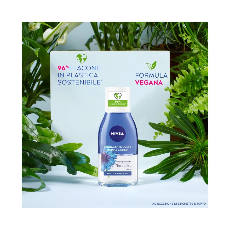 Nivea Struccante Occhi Doppia Azione Olio Struccante Bifasico Per Gli Occhi 125ml