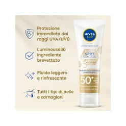 Nivea Sun Crema Viso Solare Anti-macchie Luminous630 Fp50+ 40ml