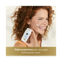 Nivea Sun Crema Viso Solare Triple Protection Fp50+ Fluido Ultra Leggero 40ml
